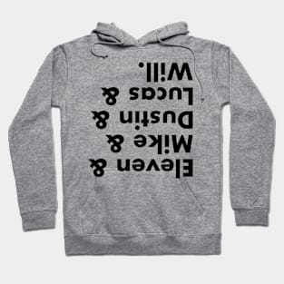 Upside Down... (Black Text) Hoodie